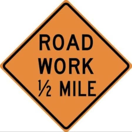 Accuform RIGID CONSTRUCT ION SIGN ROAD WORK FRK368DP FRK368DP